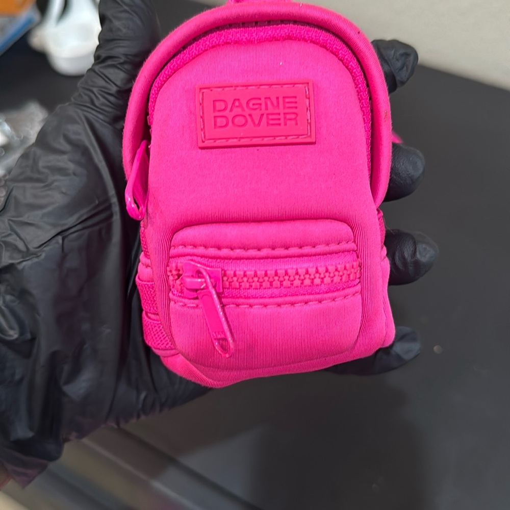 Dange Dover backpack keychain Hottest pink